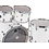Mapex Mapex Saturn V 22" Drum Kit, Satin White