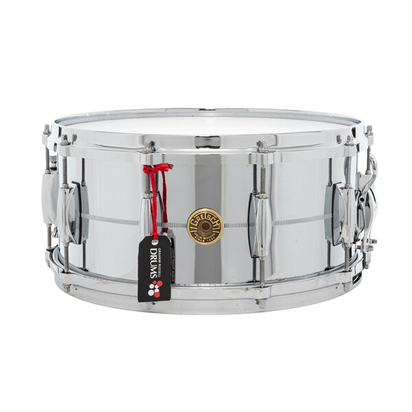 Gretsch Gretsch USA Custom 14" x 6.5" Chrome Over Brass Snare Drum