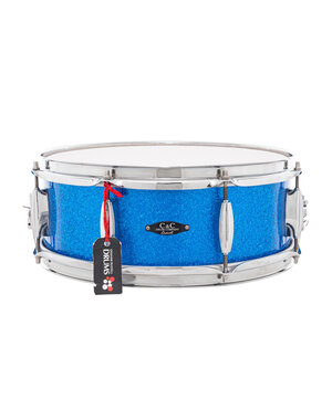 C&C C&C Player Date II 14" x 5" Snare Drum, Blue Sparkle