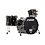 Sonor Sonor SQ2 Maple Drum Kit, Jet Black Lacquer w/Gold Fittings