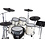 Roland Roland VAD706 Electronic Drum Kit, Pearl White & Rack