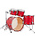 DW Drums DW Performance Series 22" Drum Kit, Candy Apple Red