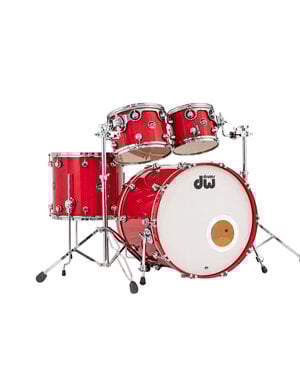 DW Drums DW Performance Series 22" Drum Kit, Candy Apple Red