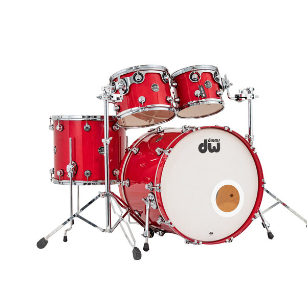 DW Drums DW Performance Series 22" Drum Kit, Candy Apple Red