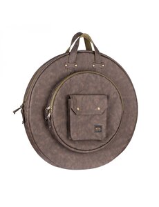 Meinl Meinl 22" Vintage Hyde Cymbal Bag, Dark Brown
