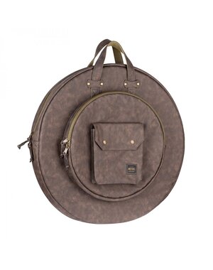 Meinl Meinl 22" Vintage Hyde Cymbal Bag, Dark Brown