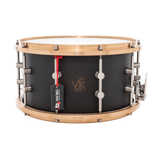 VK Drums VK Black Edition 14" x 8" Cast Bronze Snare Drum