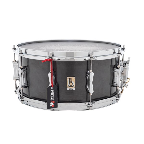 British Drum Co. British Drum Co. Nicko McBrain Signature 'Talisman' 14" x 6.5" Steel Snare Drum