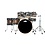 DW Drums PDP Concept Maple 22" Drum Kit, Charcoal Burst Lacquer