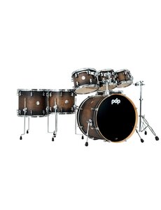 DW Drums PDP Concept Maple 22" Drum Kit, Charcoal Burst Lacquer