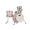 PDP PDP 'New Yorker' 16" Drum Kit, Pale Rose Sparkle
