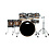 DW Drums PDP Concept Maple 22" Drum Kit, Charcoal Burst Lacquer