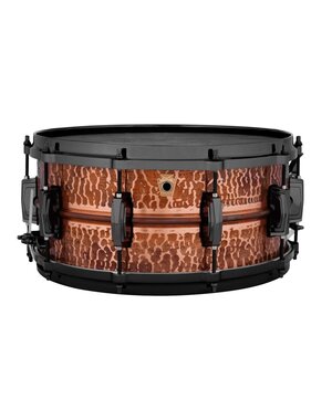 Ludwig Ludwig 14" x 6.5" Raw Hammered Polished Copper Snare Drum