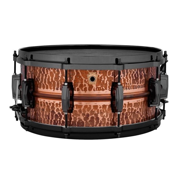 Ludwig Ludwig 14" x 6.5" Raw Hammered Polished Copper Snare Drum