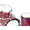 Tama Tama Starclassic 20" Walnut Birch Drum Kit, Phantasm Oyster