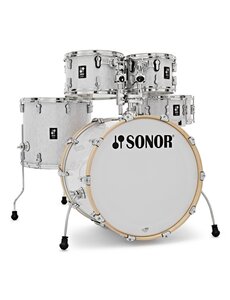 Sonor Sonor AQ2 20" Studio Shell Maple Drum Kit, White Pearl