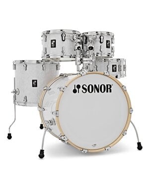 Sonor Sonor AQ2 22" Studio Shell Maple Drum Kit, White Pearl