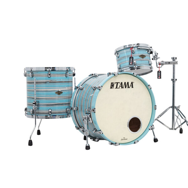 Tama Tama Starclassic Walnut Birch 22" Drum Kit, Arctic Blue Oyster Lacquer