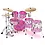 Remo Remo 20" Powerstroke 3 Colortone  Bass Drum Head, Pink