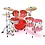 Remo Remo 18" Powerstroke 3 Colortone Bass Drum Head, Red