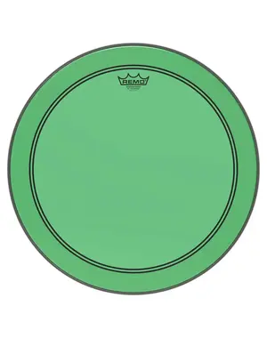 Remo Remo 18" Powerstroke 3 Colortone  Bass Drum Head, Green