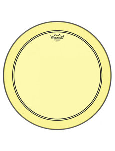 Remo Remo 18" Powerstroke 3 Colortone Bass Drum Head, Yellow