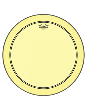 Remo Remo 18" Powerstroke 3 Colortone Bass Drum Head, Yellow