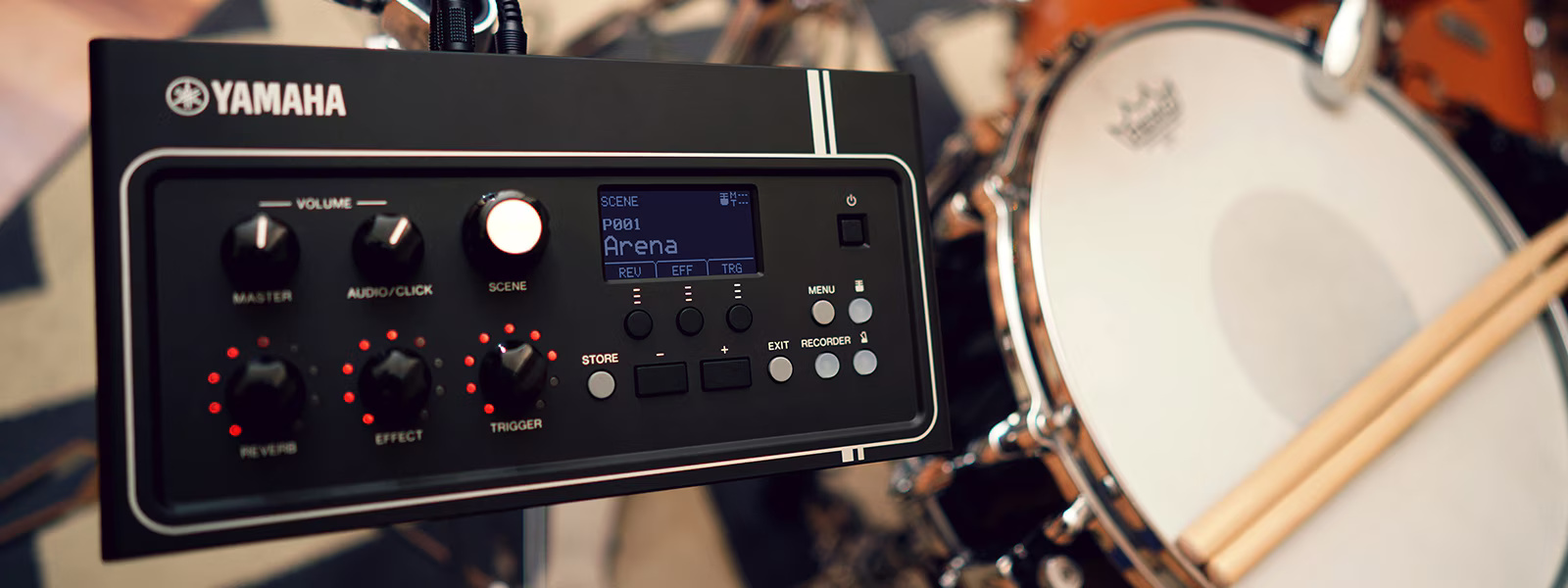 Yamaha EAD10 module, mounted and operational.