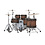 DW Drums DW Collectors Series 22" Pure Walnut Drum Kit, Satin Natural