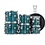 Yamaha Yamaha Recording Custom 9000 22" Drum Kit, Deep Aqua