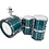 Yamaha Yamaha Recording Custom 9000 22" Drum Kit, Deep Aqua