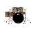 DW Drums DW Collectors 22" Ltd Edition Drum Kit, Brass Pinstripe Ziricote