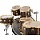 DW Drums DW Collectors 22" Ltd Edition Drum Kit, Brass Pinstripe Ziricote