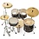 Pearl Pearl Export 22" Drum Kit, Metallic Amethyst Twist with Pearl 830 Hardware Pack & Sabian PX Cymbal Set