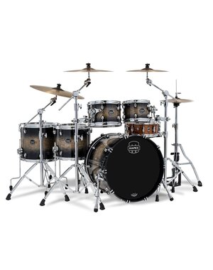 Mapex Mapex Saturn VI Studioease 22" Drum Kit, Black Ink Burst