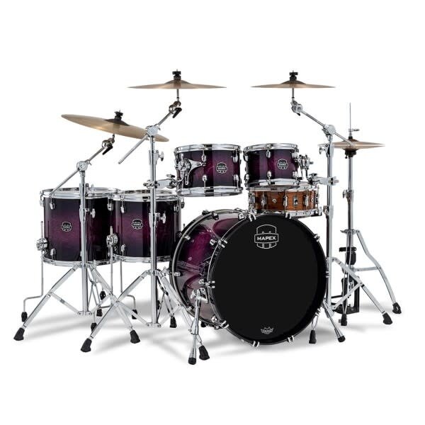 Mapex Mapex Saturn VI Studioease 22" Drum Kit, Royal Purple Burst