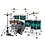 Mapex Mapex Saturn VI Studioease 22" Drum Kit, Marine Teal Burst