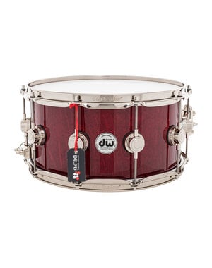DW Drums DW Collectors 14" x 7" Purpleheart Snare Drum, Gloss Cherry Stain