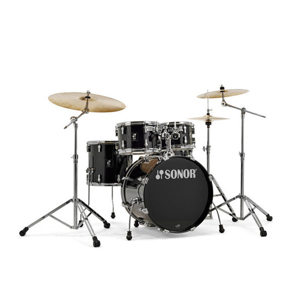 Sonor Sonor AQ1 20'' Studio Birch Drum Kit, Piano Black with HS 2000 Hardware Pack