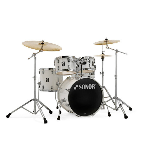 Sonor Sonor AQ1 20'' Studio Birch Drum Kit, Piano White with HS 2000 Hardware Pack