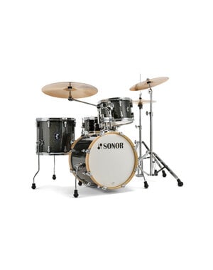 Sonor Sonor AQX 18” Jazz Drum Kit, Black Midnight Sparkle