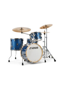 Sonor Sonor AQX 18” Jazz Drum Kit, Blue Ocean Sparkle