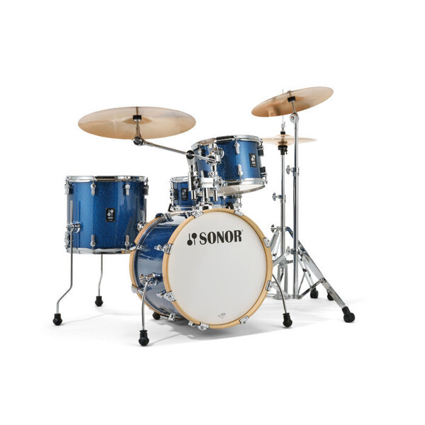 Sonor Sonor AQX 18” Jazz Drum Kit, Blue Ocean Sparkle