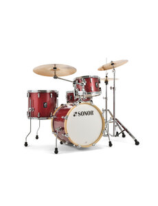 Sonor Sonor AQX 18” Jazz Drum Kit, Red Moon Sparkle