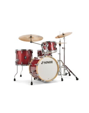 Sonor Sonor AQX 18” Jazz Drum Kit, Red Moon Sparkle