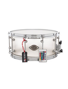 Forecast Forecast 14" x 6.5" Acrylic Snare Drum, Frosted Sparkle w/LED Lights