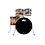 DW Drums DW Collectors Exotic 333 22" Drum Kit, Candy Black Burst Over Olive Ash Pinstripe