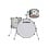 Yamaha Yamaha Absolute Hybrid Maple 22" Drum Kit, Silver Sparkle