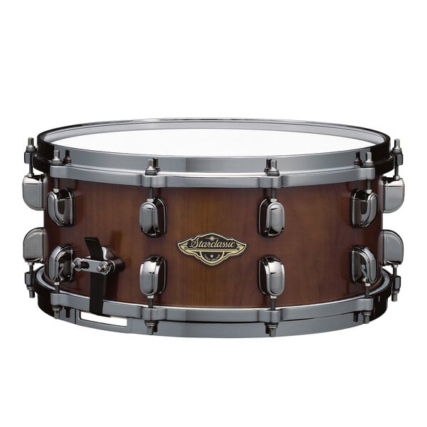 Tama Tama Starclassic Limited Edition 14" x 6" Walnut Birch Snare Drum, Matte Brown Cedar