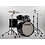 Sonor Sonor AQ2 22" Stage Shell Maple Drum Kit, Transparent Stain Black